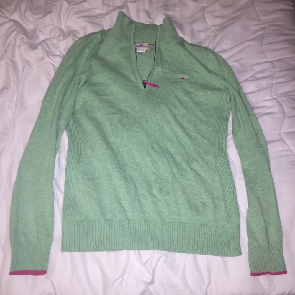 Vineyard Vines Quarter Zip Sweater